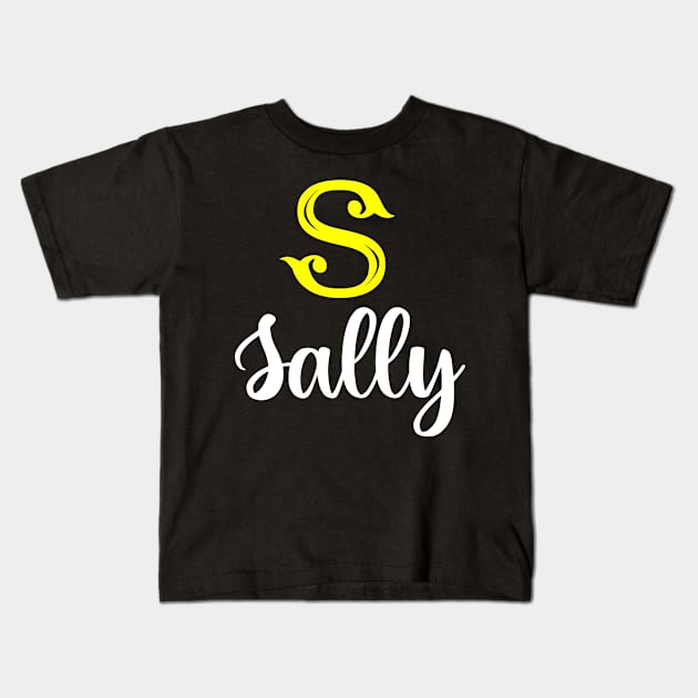 I'm A Sally ,Sally Surname, Sally Second Name Kids T-Shirt by overviewtru